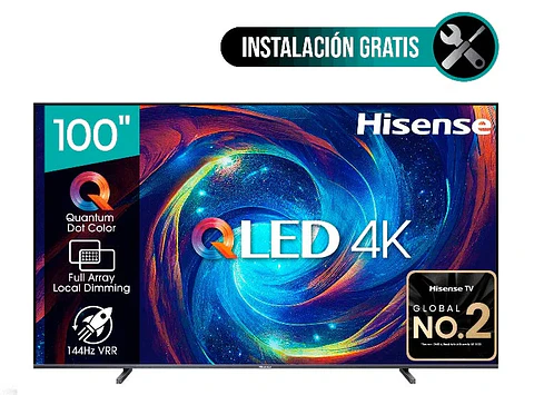 SMART TV HISENSE QLED 4K UHD 100” 100U7N