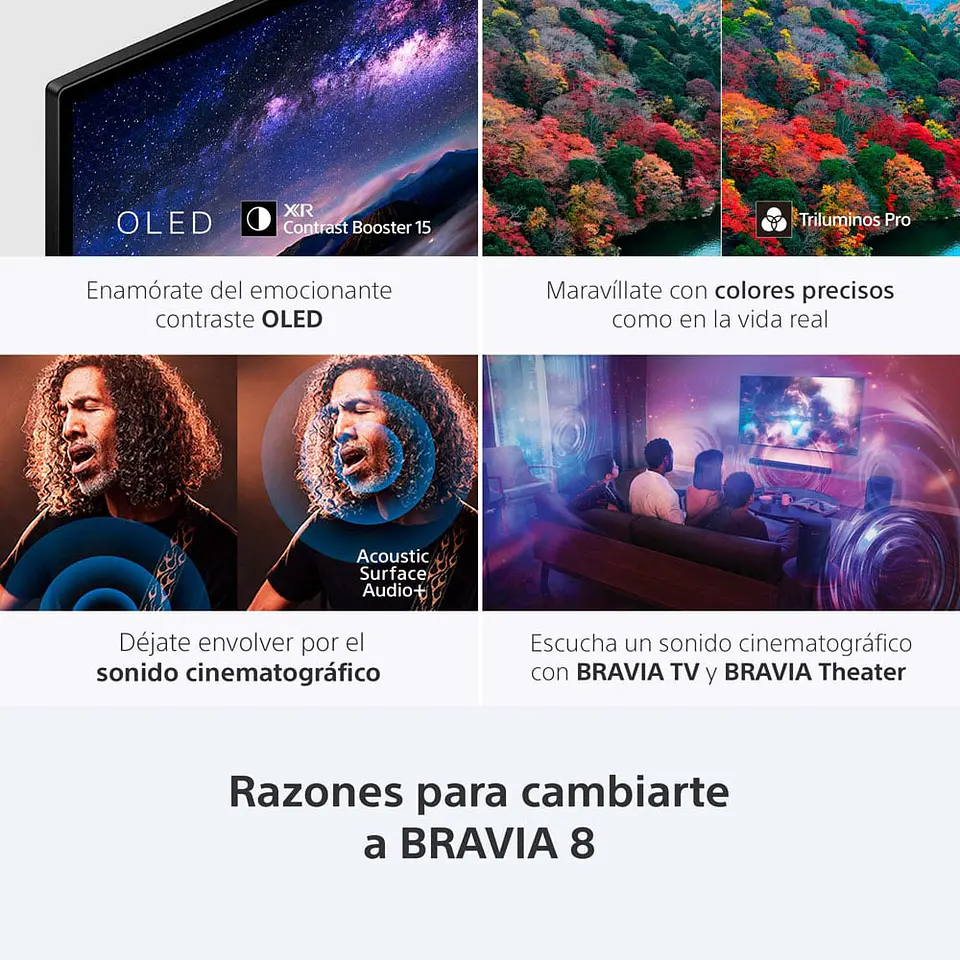OLED BRAVIA 8 4K ULTRA HDR GOOGLE TV 55' 3