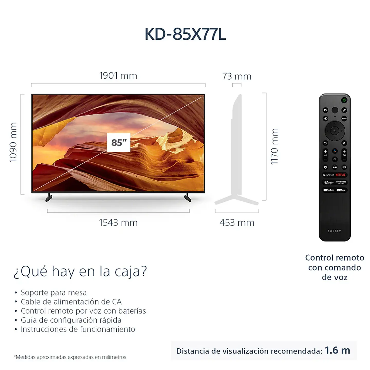SMART TV SONY 4K ULTRA HD 85