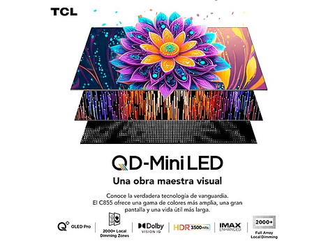 SMART TV TCL MINI LED UHD 4K 75" 75C855