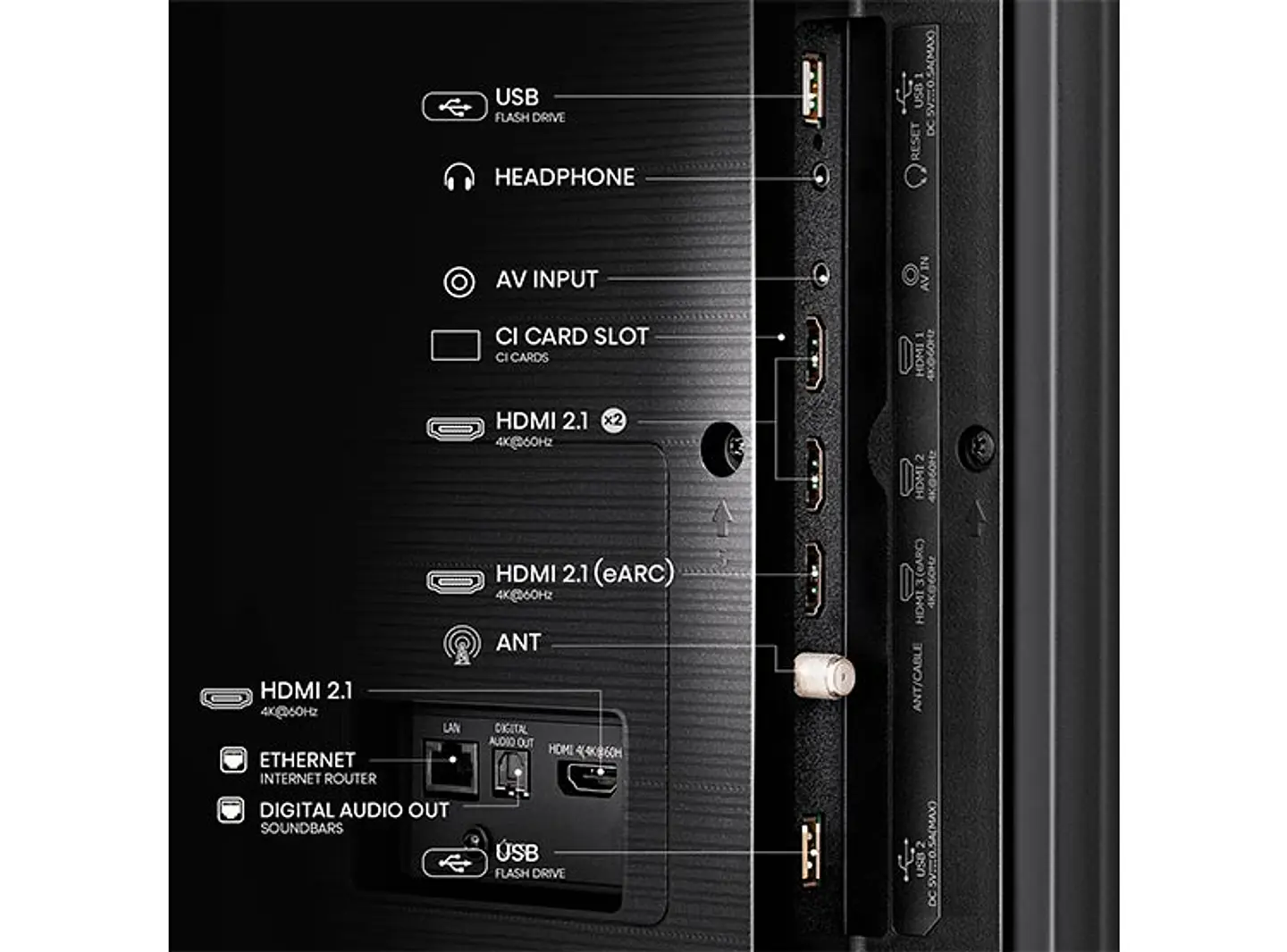 TELEVISOR SMART TV HISENSE MINILED 4K UHD 85”85U8N 7