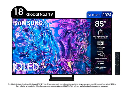 SMART TV SAMSUNG QLED UHD 4K 85" Q70D