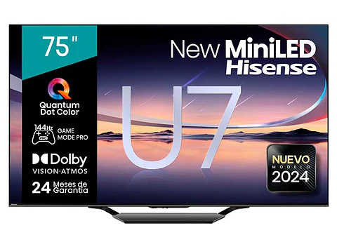 SMART TV HISENSE MINI LED UHD 4K 75" 75U7N