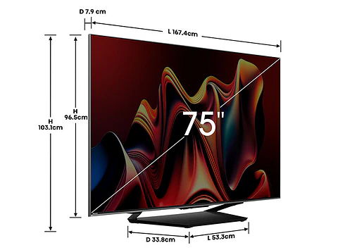 SMART TV HISENSE MINI LED UHD 4K 75" 75U7N