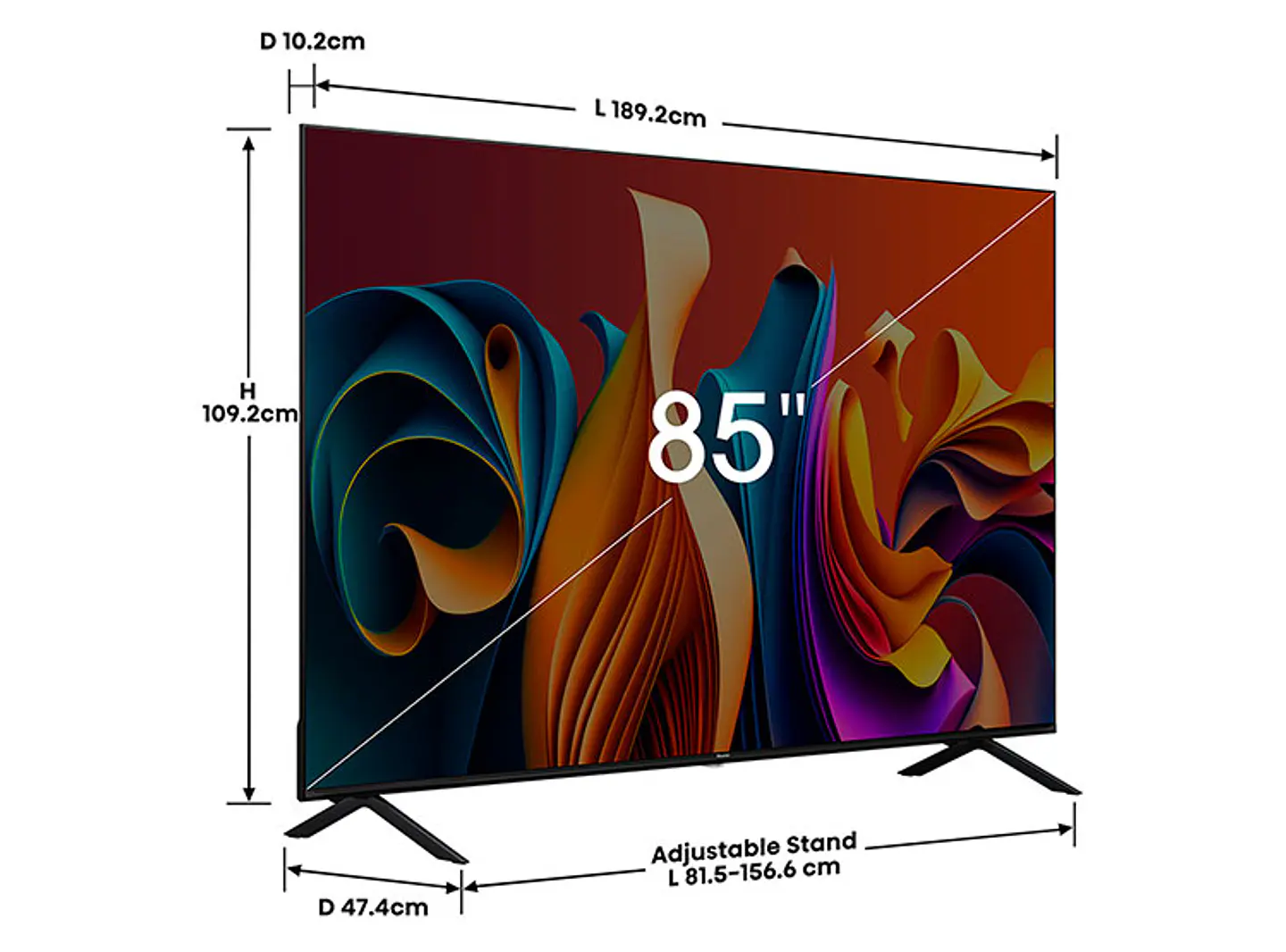 SMART TV HISENSE QLED UHD 4K 85