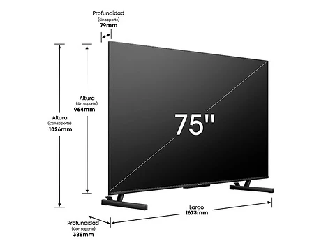 SMART TV HISENSE MINI LED UHD 4K 75" 75U75MK