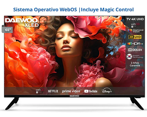 SMART TV DAEWOO LED 4K UHD 65" DA-LS65U1 XLED