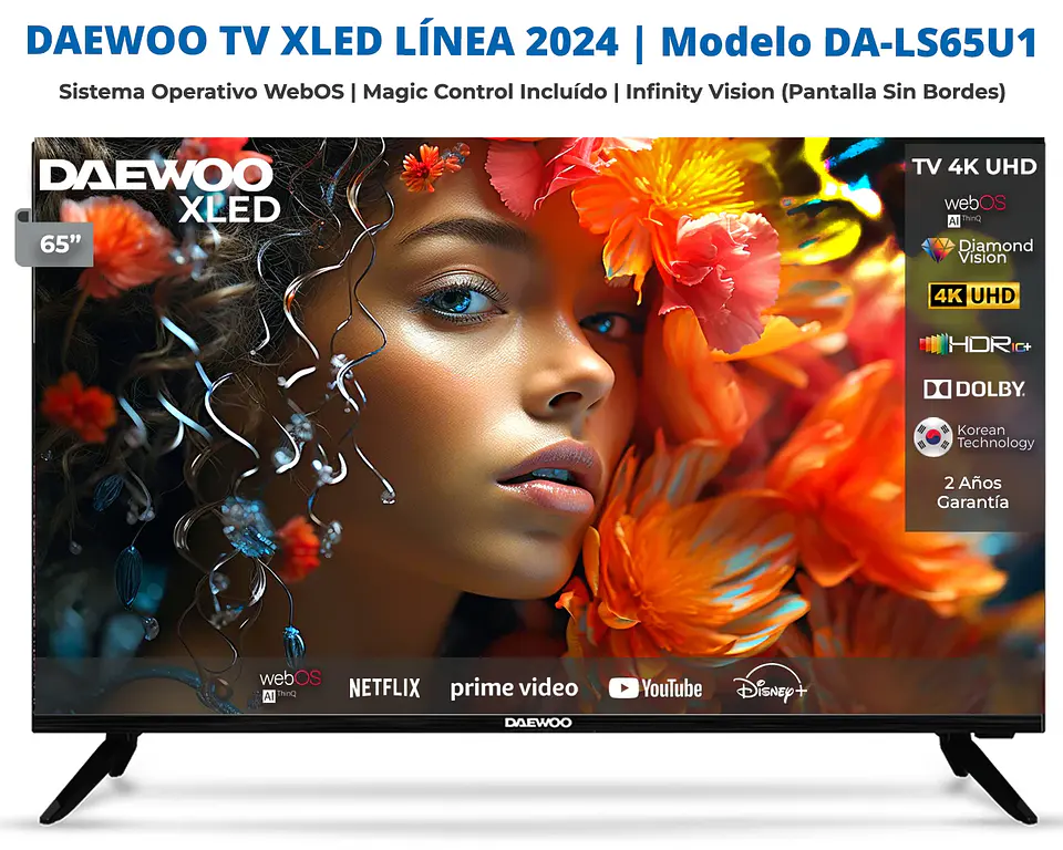 SMART TV DAEWOO LED 4K UHD 65
