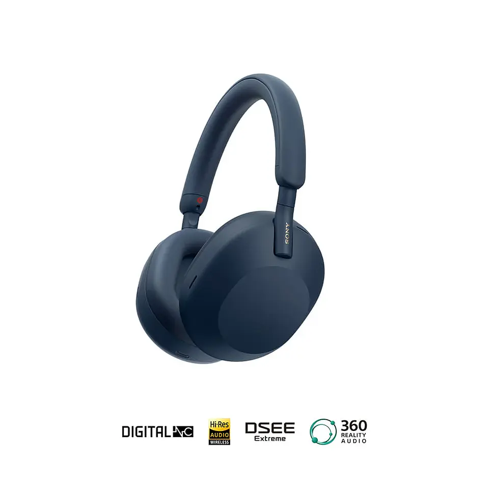 AUDÍFONOS SONY WH-1000XM5 NOISE CANCELLING BLUETOOTH AZUL 1