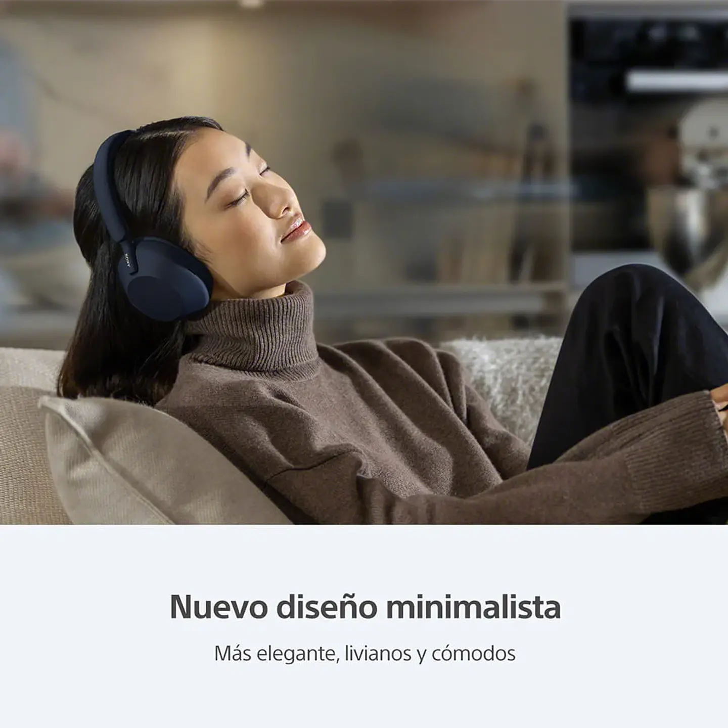 AUDÍFONOS SONY WH-1000XM5 NOISE CANCELLING BLUETOOTH AZUL 3