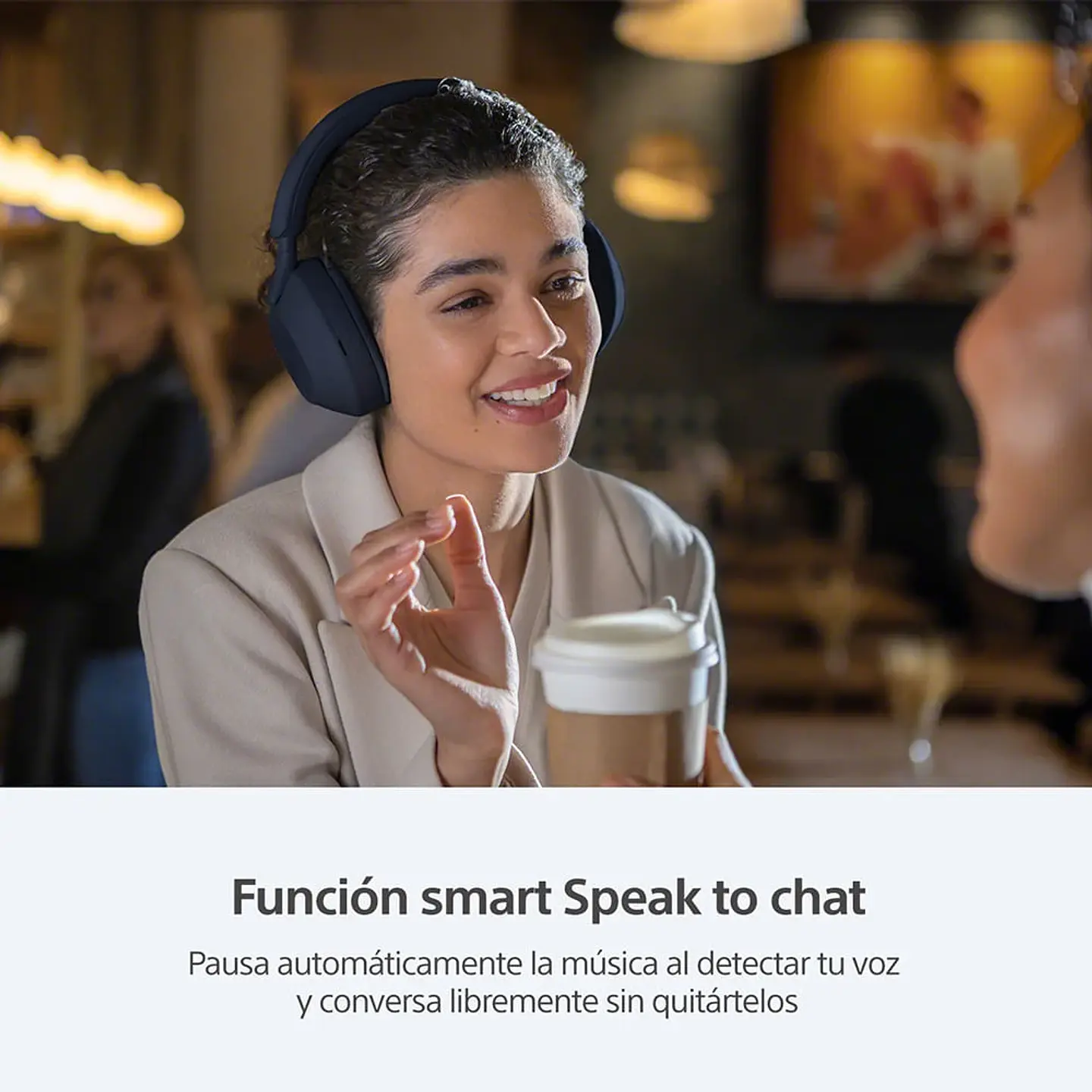 AUDÍFONOS SONY WH-1000XM5 NOISE CANCELLING BLUETOOTH AZUL 5