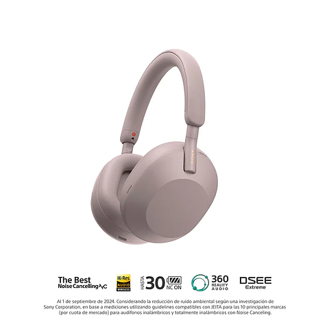 AUDÍFONOS INALÁMBRICOS CON NOISE CANCELLING WH-1000XM5