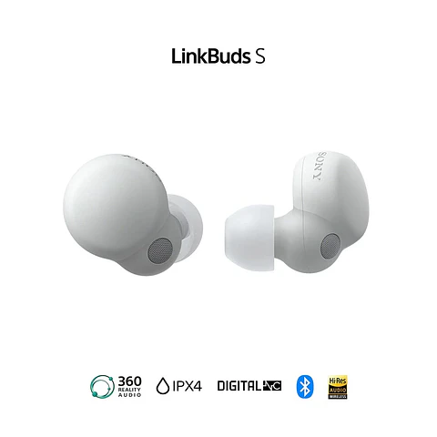 AUDÍFONOS SONY TRUE WIRELESS WF-LS900NW LINKBUDS BLUETOOTH BLANCO