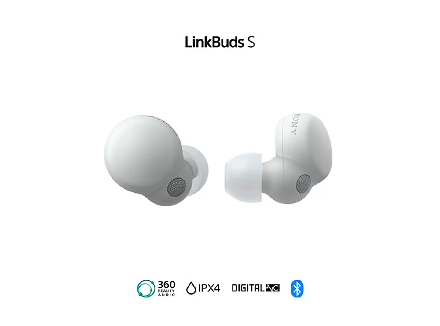 AUDÍFONOS SONY LINKBUDS S WFLS900N BLANCO 2