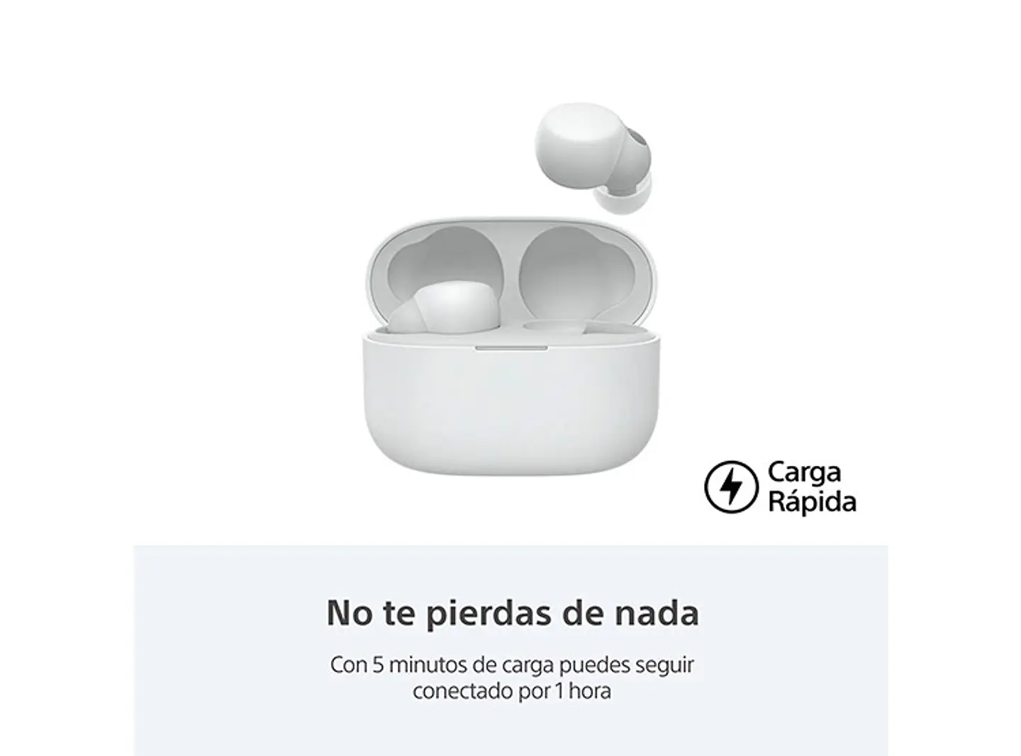 AUDÍFONOS SONY LINKBUDS S WFLS900N BLANCO 7