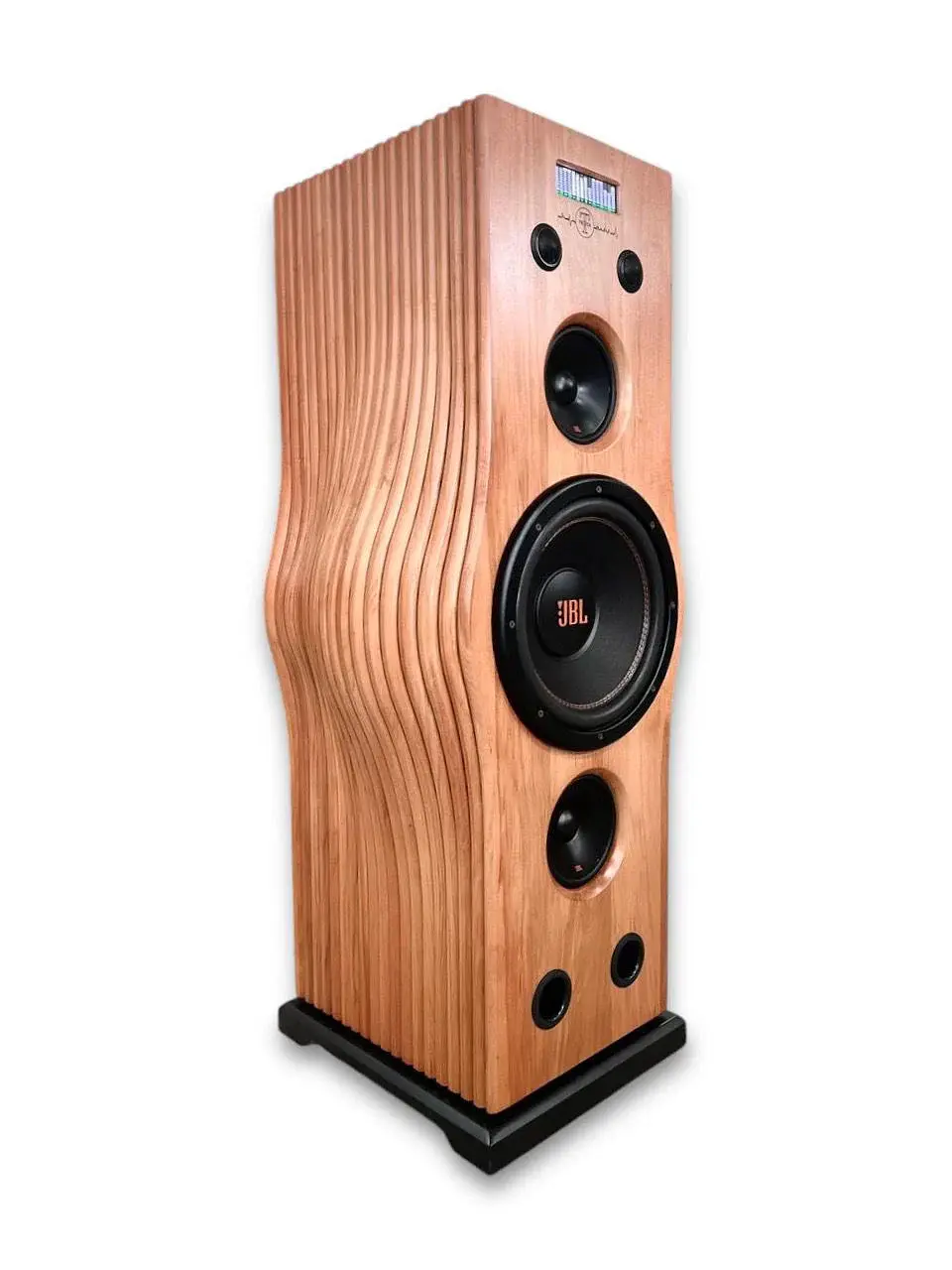 SISTEMA DE AUDIO TORRE EN MADERA NATIVA MODELO STLX1 4