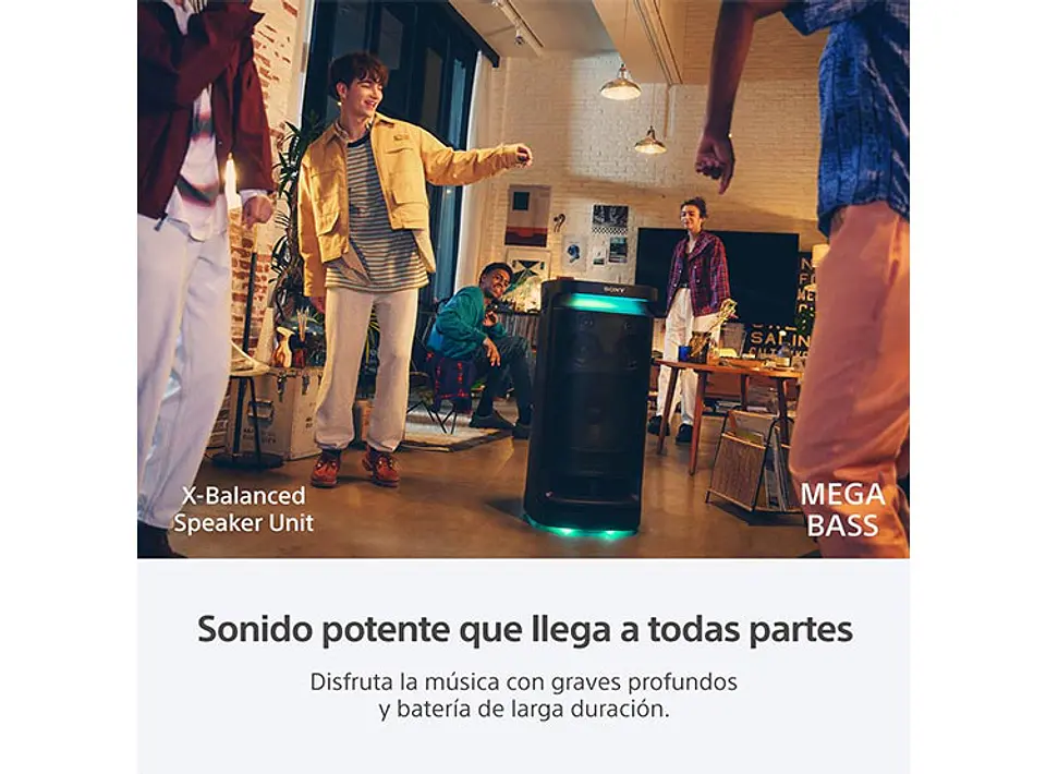 PARLANTE BLUETOOTH SONY SRS-XV900/B SRS-XV900 3