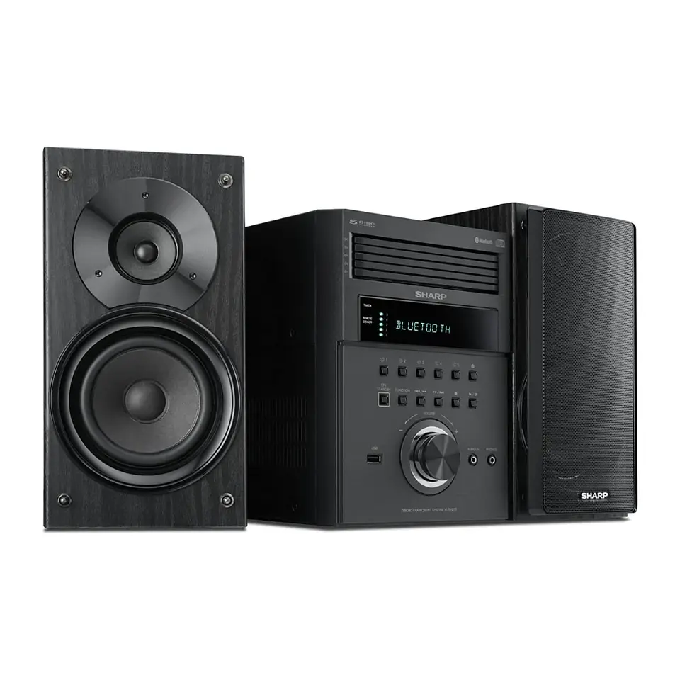 MICROCOMPONENTE SHARP CD-PLAYER 5 DISCO USB BLUETOOTH NFC RADIO AM/FM SH-XL-BH250 1