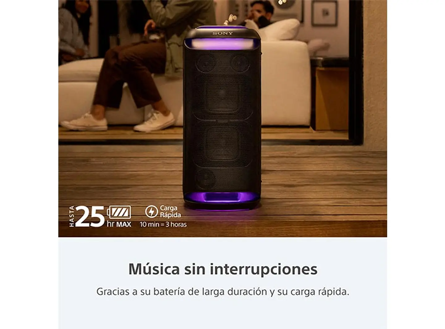 PARLANTE BLUETOOTH SONY SRS-XV800 ALTA POTENCIA 5