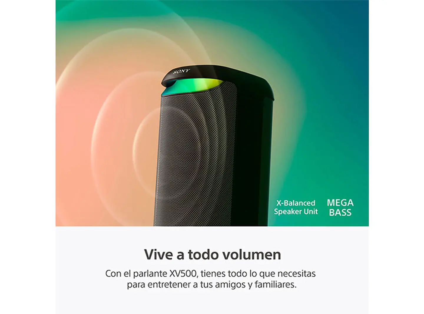 PARLANTE BLUETOOTH SONY SRS-XV500/BCLA9 4