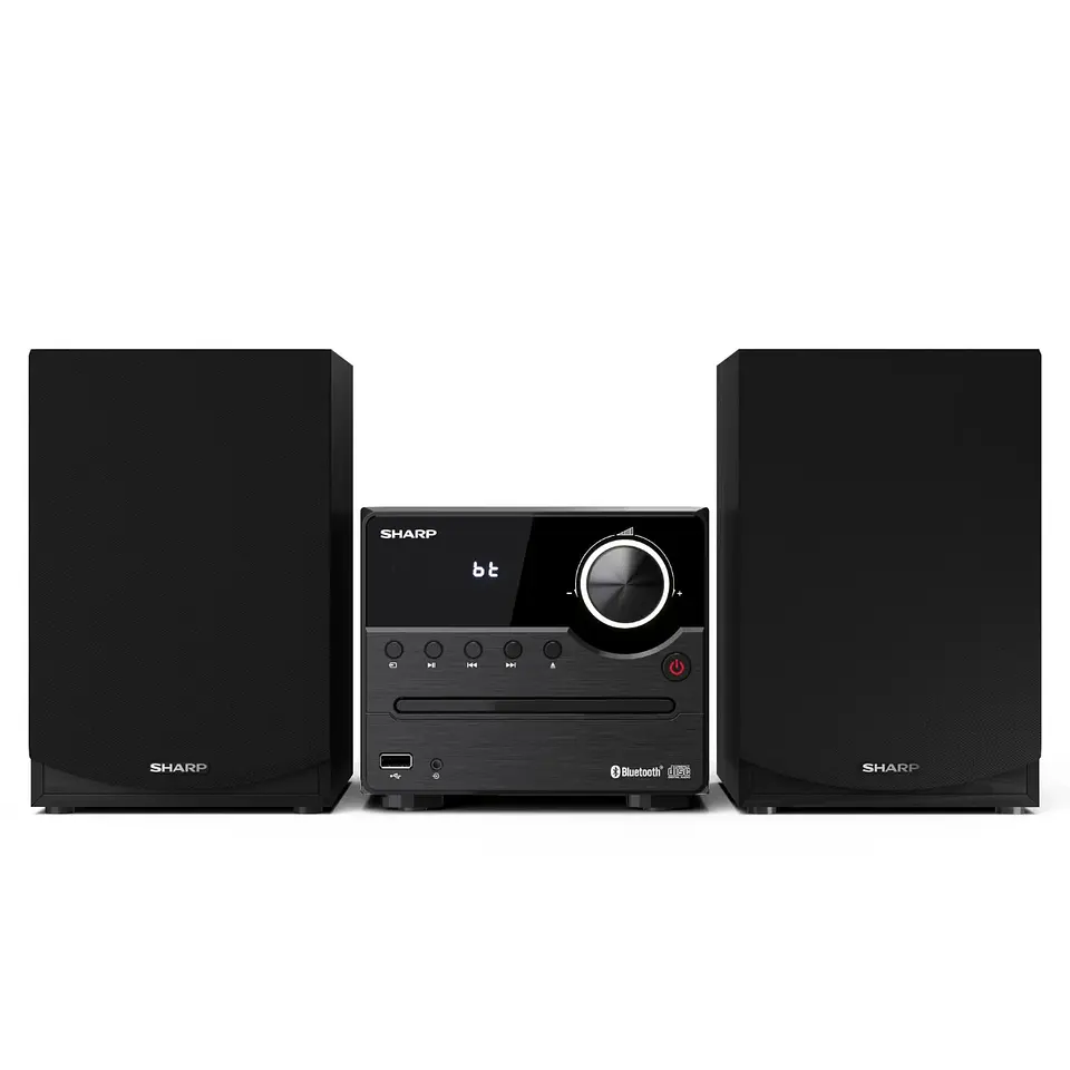 MICROCOMPONENTE SHARP CD-PLAYER USB BLUETOOTH RADIO FM XL-B512 NEGRO 1