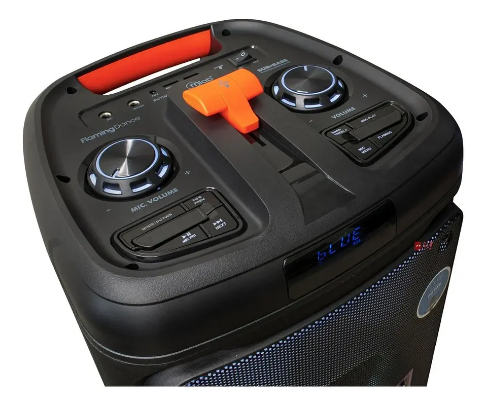 PARLANTE FLAMING DANCE PANTALLA LED CON CONTROL CENTRAL - PS 3
