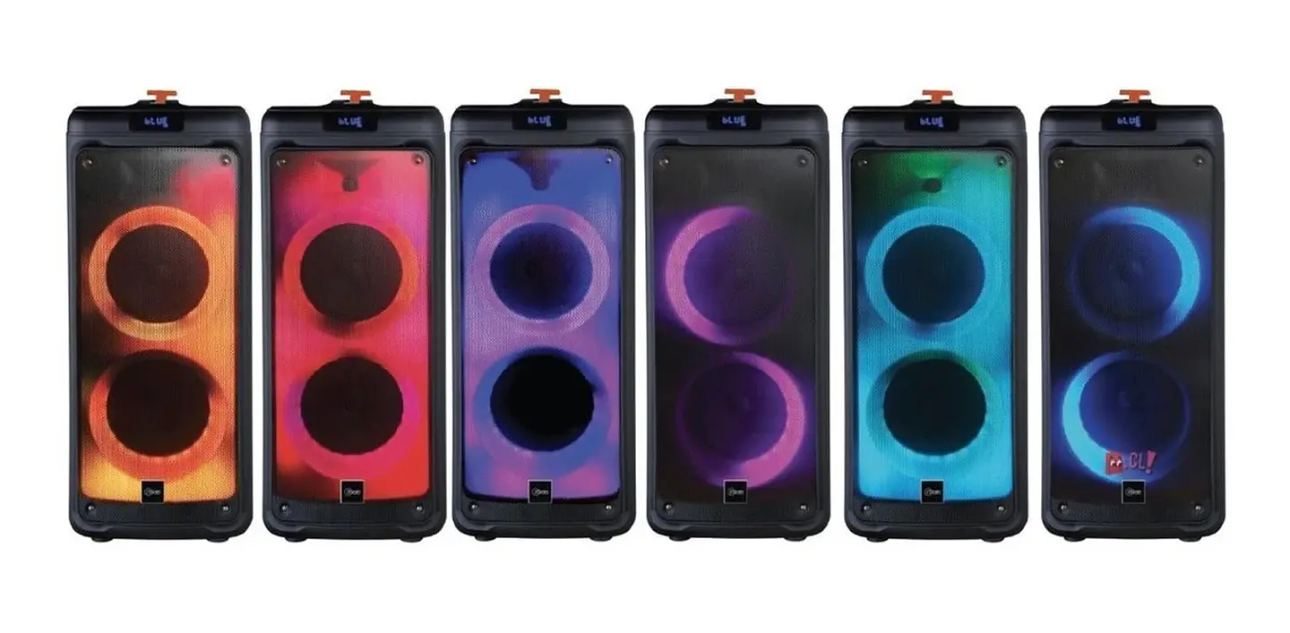 PARLANTE FLAMING DANCE PANTALLA LED CON CONTROL CENTRAL - PS 4