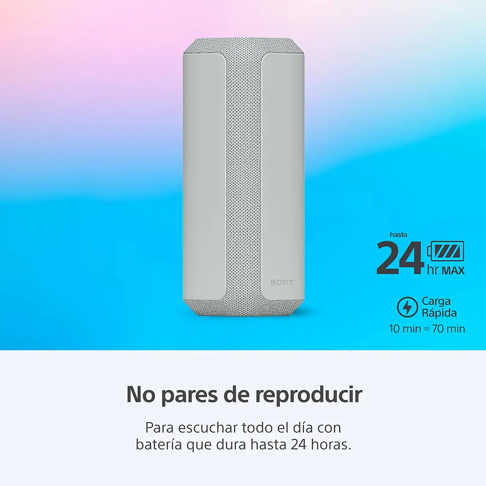 PARLANTE INALÁMBRICO PORTÁTIL XE300 DE LA SERIE X GRIS 2