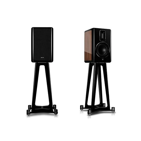 PARLANTE BOOKSHELF QUAD REVELA 1 CON PEDESTAL REVELA STAND