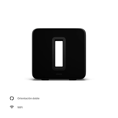 SUBWOOFER SONOS WIFI SUB 3GEN WIRELESS NEGRO