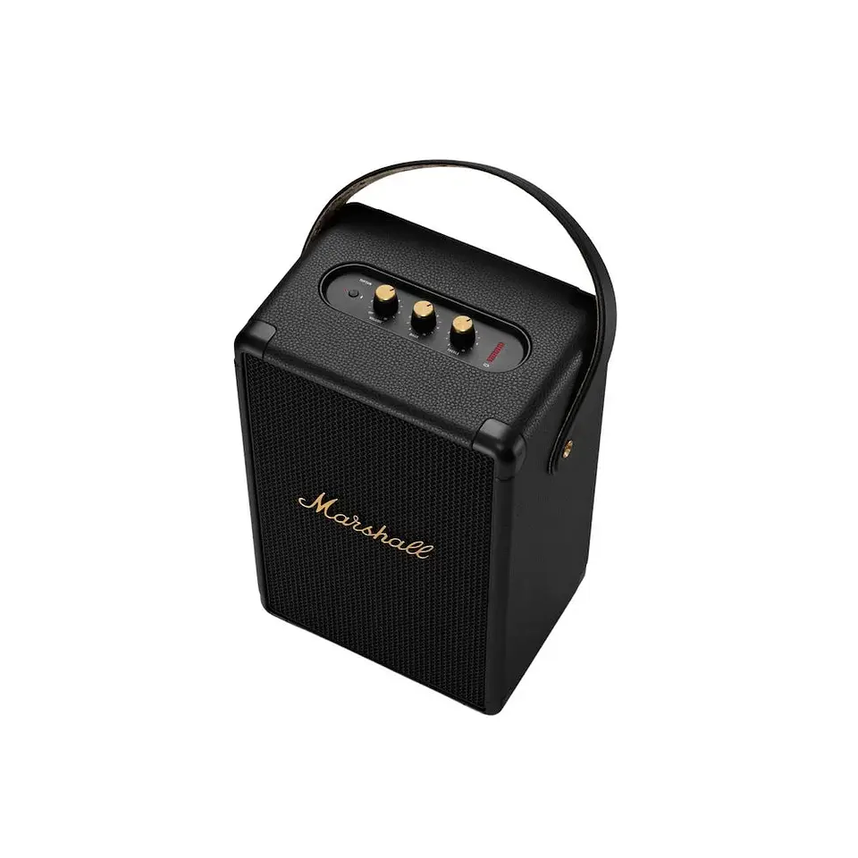 PARLANTE PORTATIL BLUETOOTH TUFTON MARSHALL BLACK AND BRASS 5