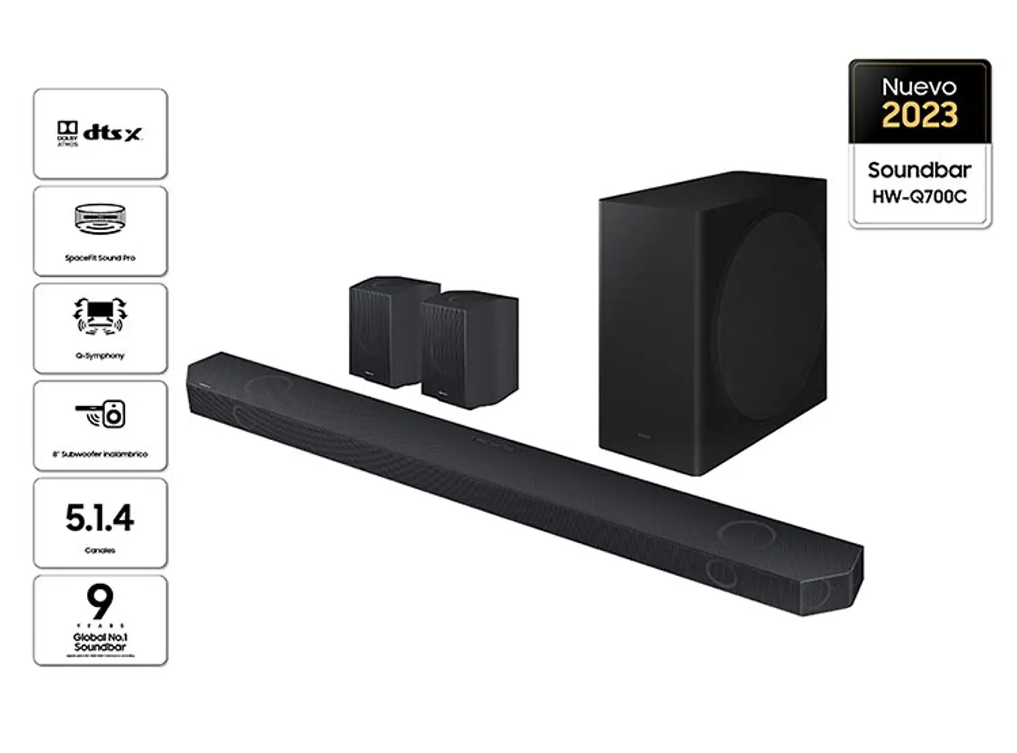 SOUNDBAR SAMSUNG SERIE Q HW-Q700C 2
