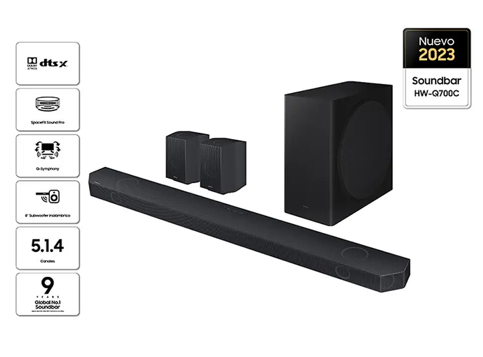SOUNDBAR SAMSUNG SERIE Q HW-Q700C 2