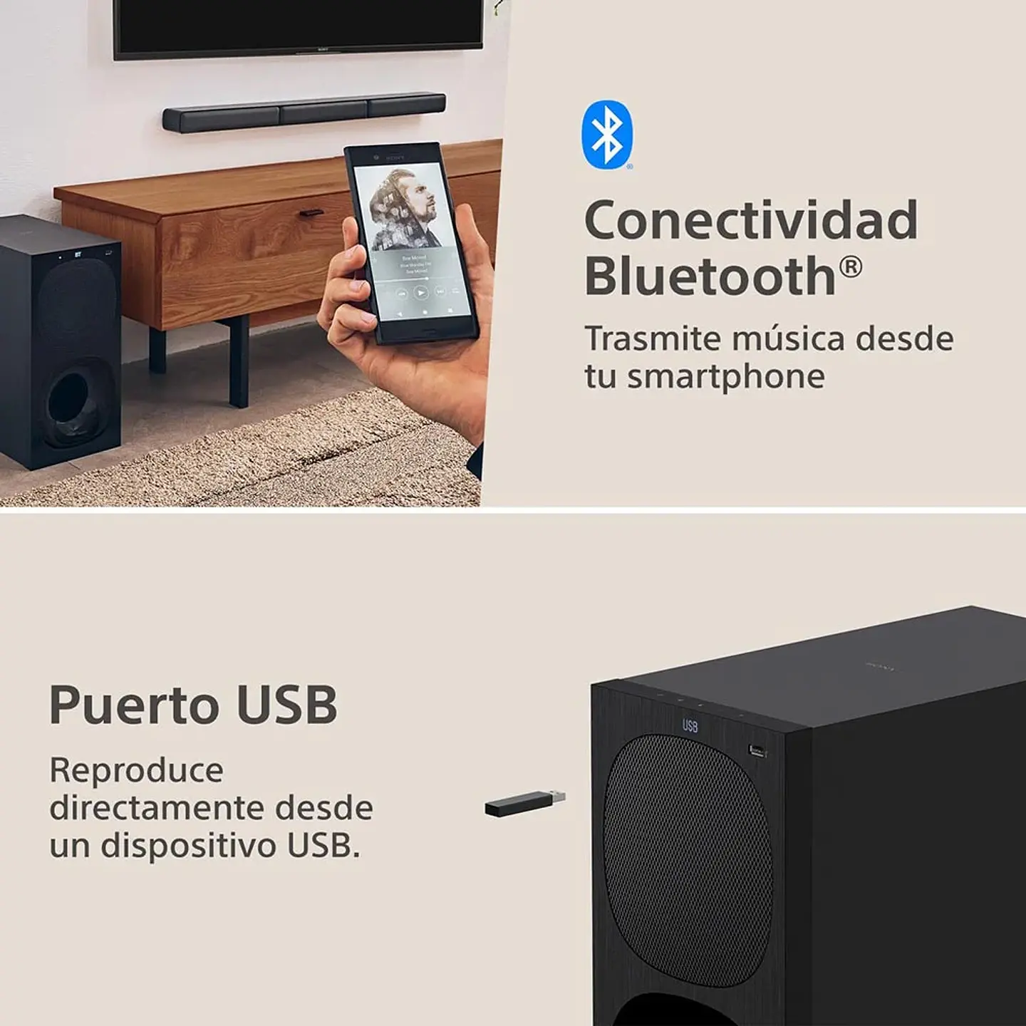  SOUNDBAR DE 5.1 CANALES HT-S40R 3