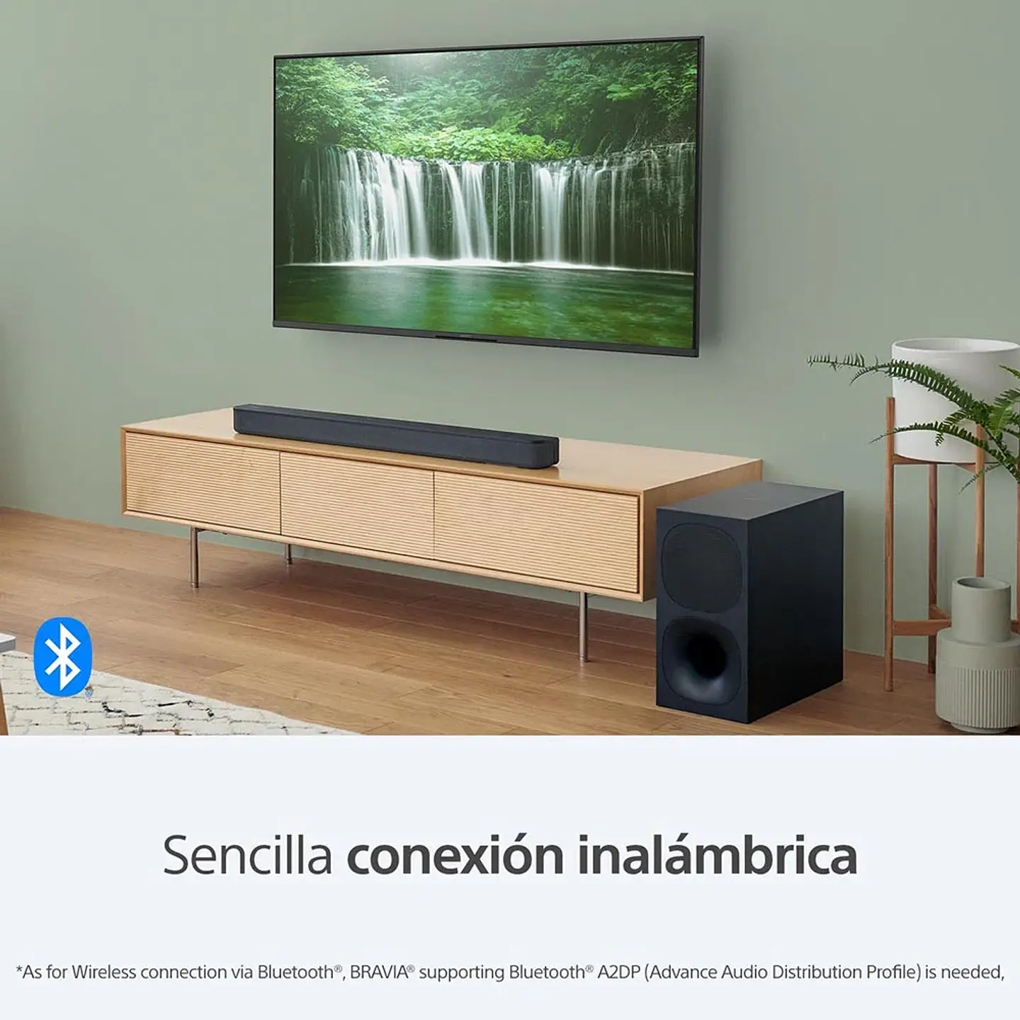 SOUNDBAR DE 2.1 CANALES CON SUBWOOFER INALÁMBRICO HT-S400 3
