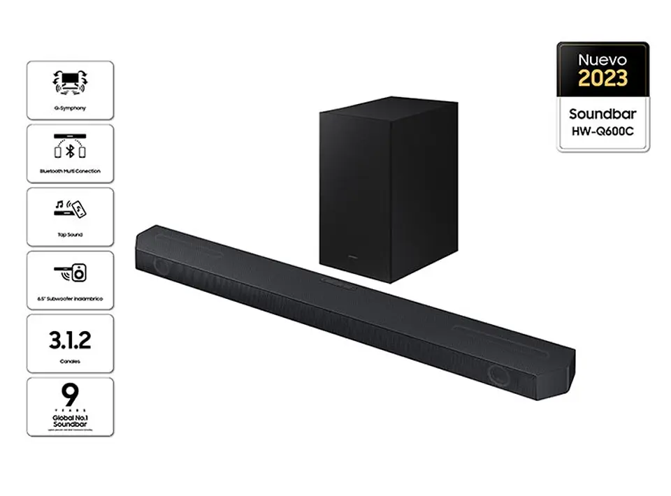 SOUNDBAR SAMSUNG HW-Q600C 3.1.2 CH 1