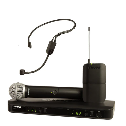 MICROFONO INALAMBRICO MANO + CINTILLO SHURE BLX1288/P31-M15