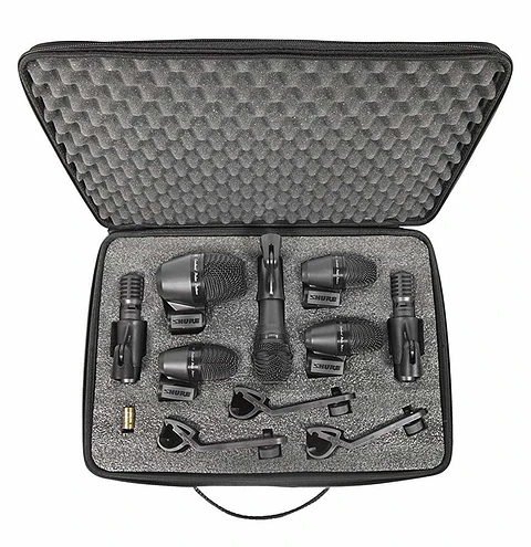 KIT MICROFONO PARA BATERIA SHURE PGADRUMKIT7