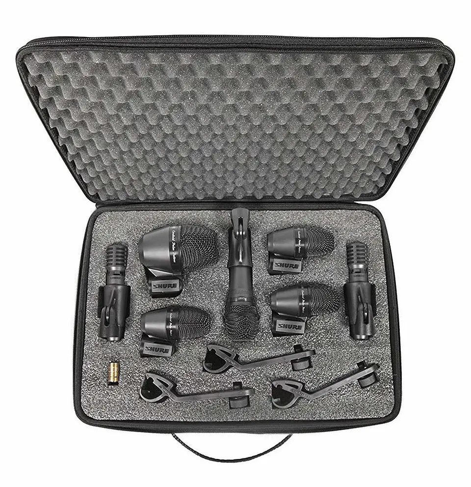 KIT MICROFONO PARA BATERIA SHURE PGADRUMKIT7 2