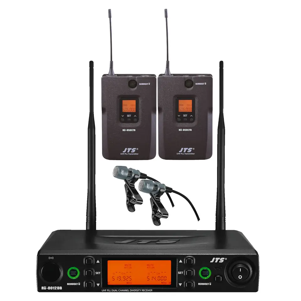 SISTEMA DUAL SOLAPA JTS RU-8012DB/RU-850LTB+CM501 1