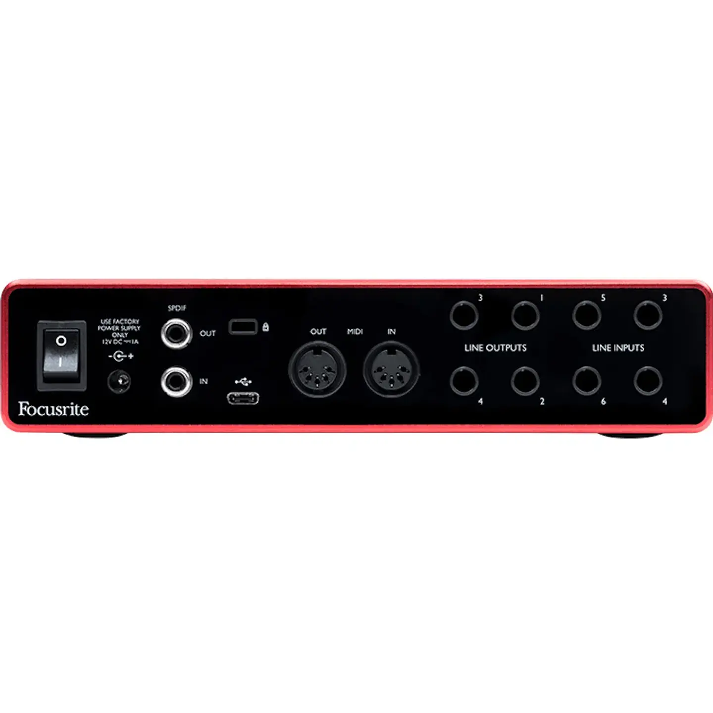 INTERFAZ FOCUSRITE SCARLETT 8I6 3RD. GEN 4