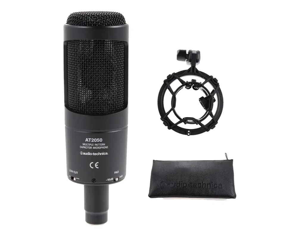 MICROFONO CONDENSADOR AUDIOTECHNICA AT2050 BK 2