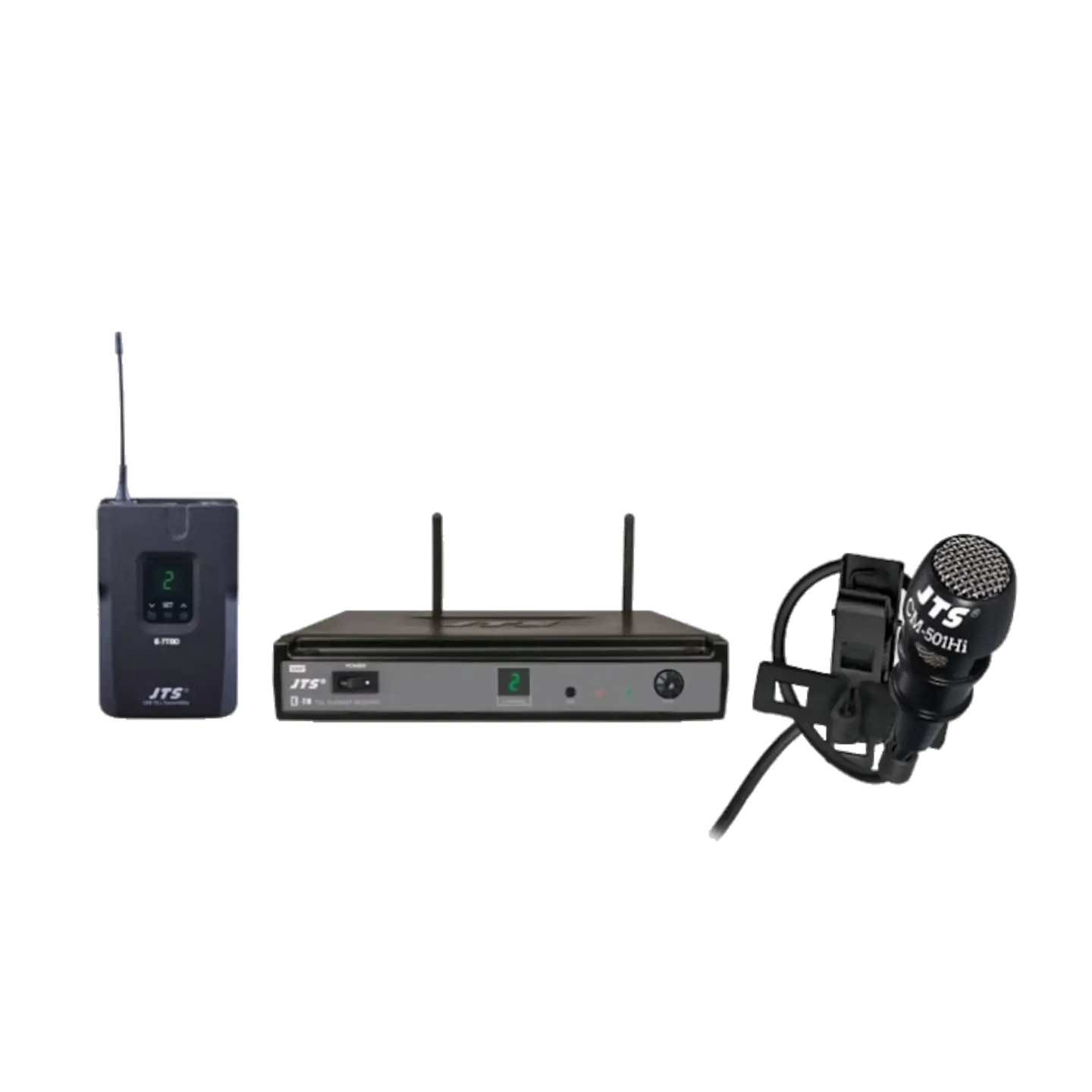 SISTEMA DE MICROFONO LAVALIER JTS E7R+E7TB+CM501 1