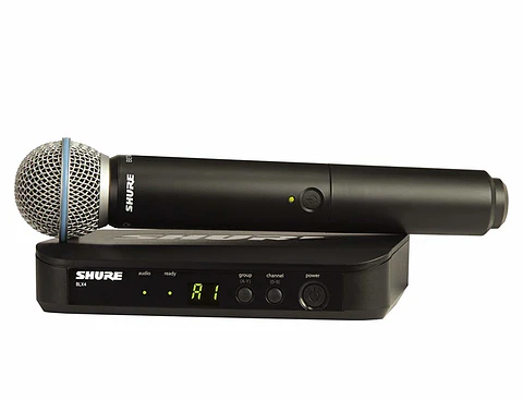 SISTEMA INALAMBRICO DE MANO SHURE BLX24BR/B58-M15