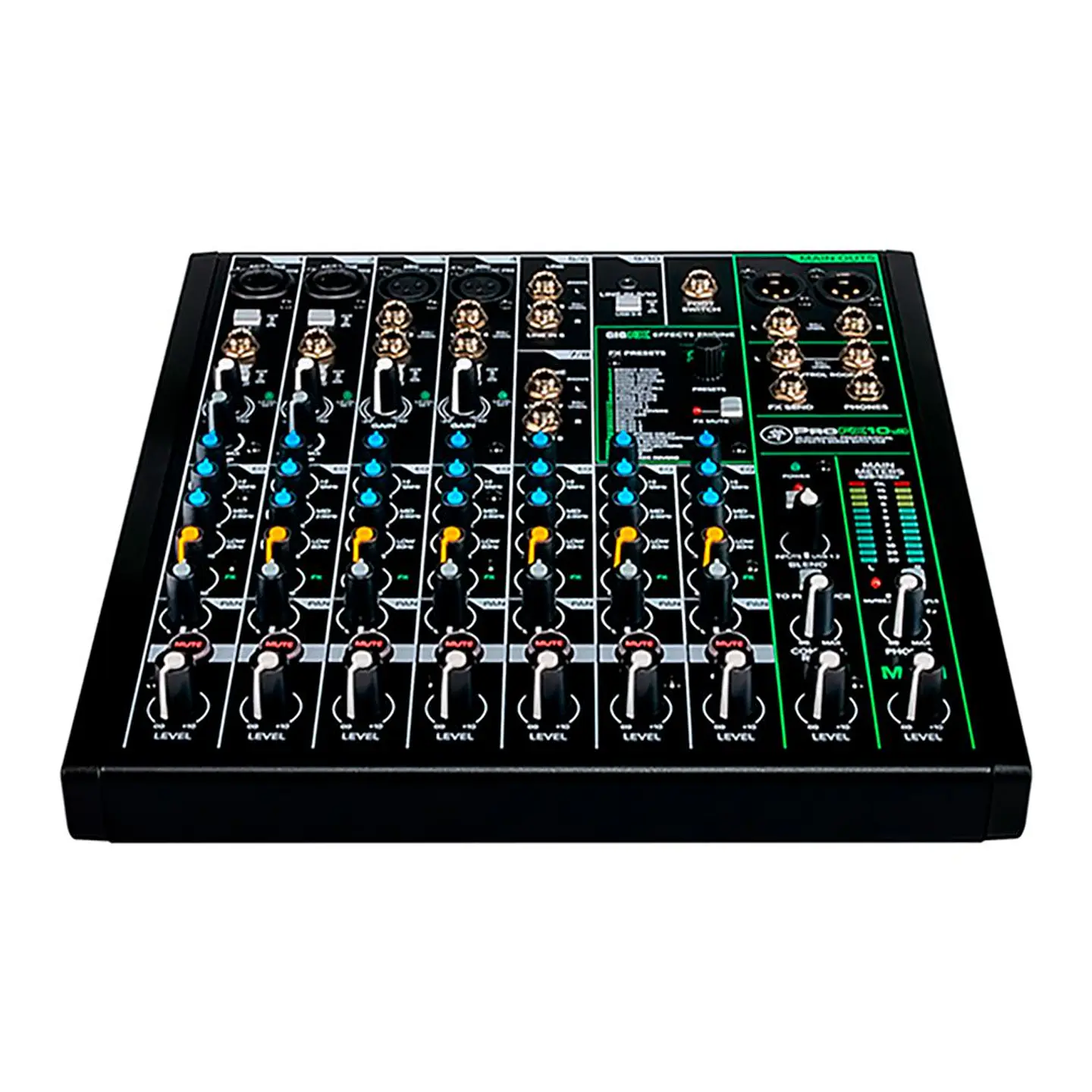MIXER MACKIE PROFX10V3, 10 CANALES, INTERFAZ USB, FX 2