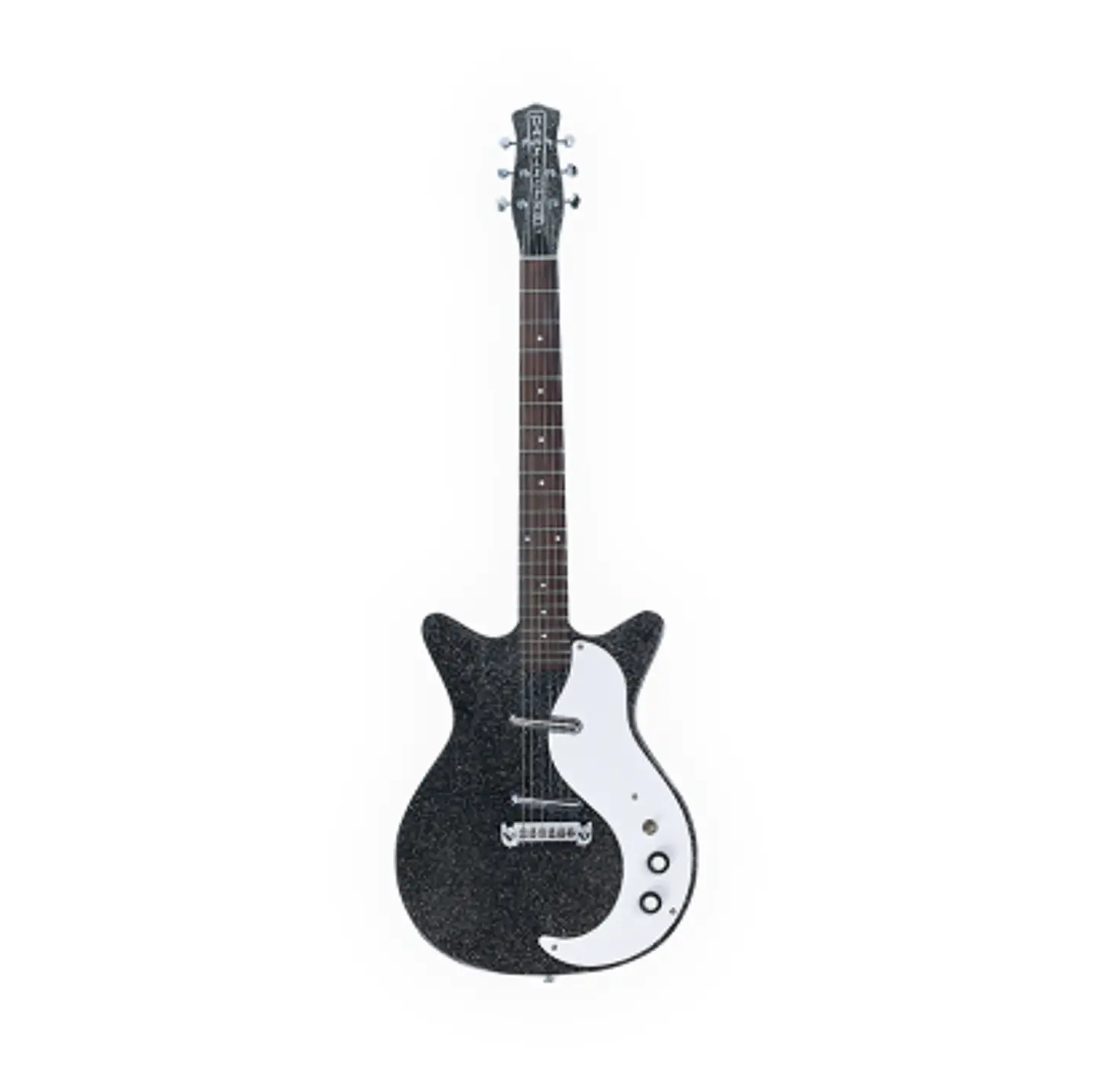 GUITARRA ELÉCTRICA DANELECTRO BLACK METAL FLAKE 59MJ BKMF 1