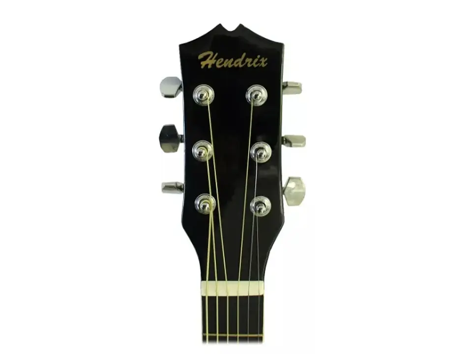 GUITARRA ELECTROACUSTICA HENDRIX 40' CON ECUALIZADOR 4 BANDAS NEGRO 2