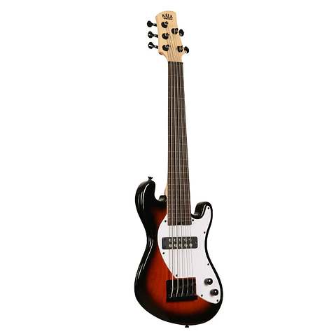 U-BASS KALA CUERPO SÓLIDO 5 CUERDAS FRETLESS TOBACCO BURST UBASS-SB5-TB-FL