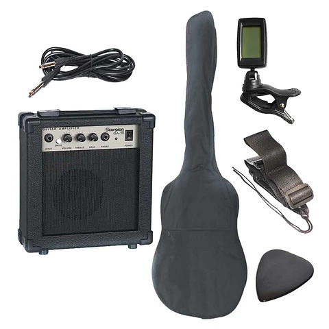 SET DE BAJO ELECTRICO SCORPION PSB-200 NA
