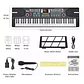 TECLADO PIANO ELECTRÓNICO MUSICAL 61 TECLAS + FUNDA + ATRIL - Miniatura 2